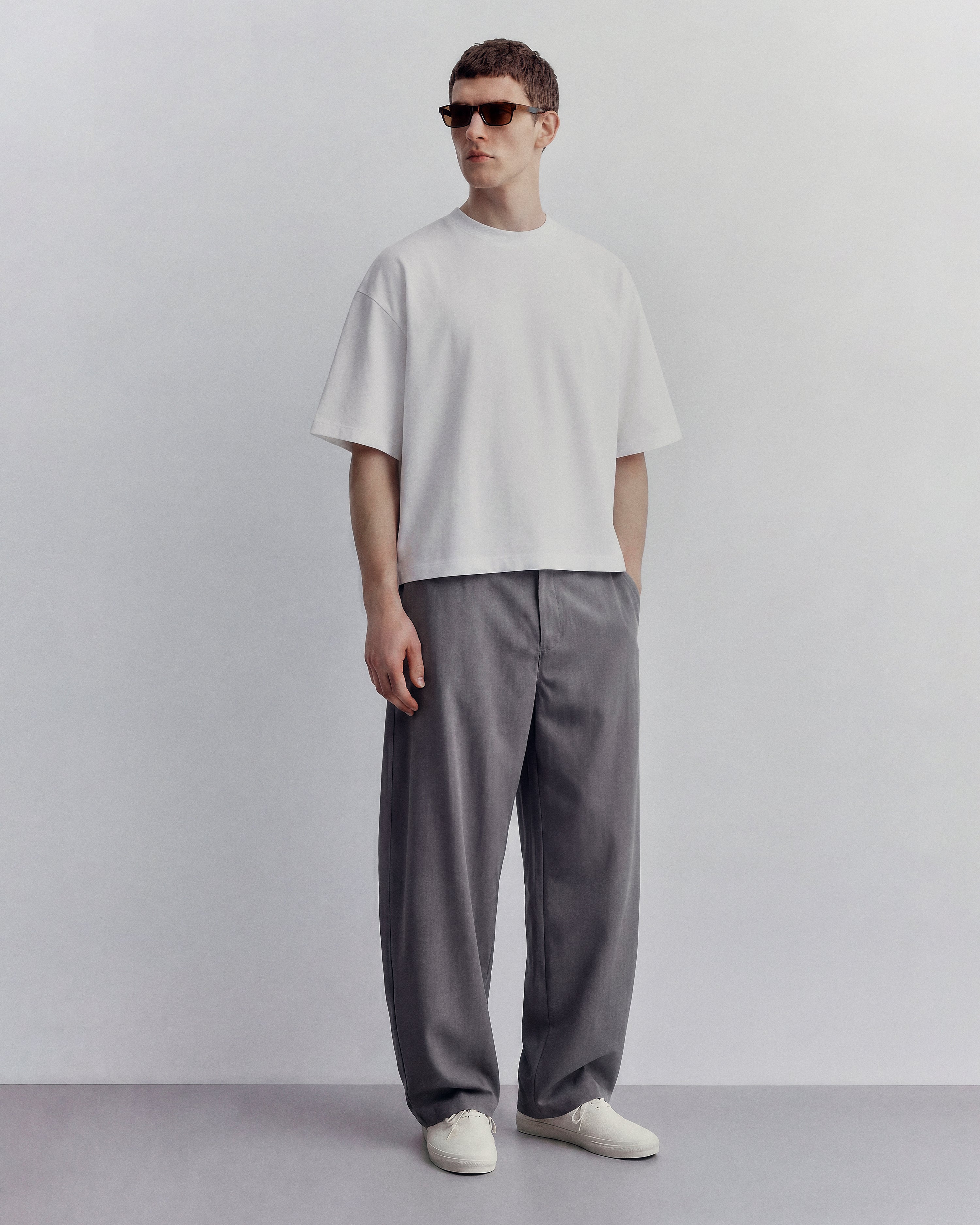Hudson Mist Vintage Washed Boxy T-Shirt