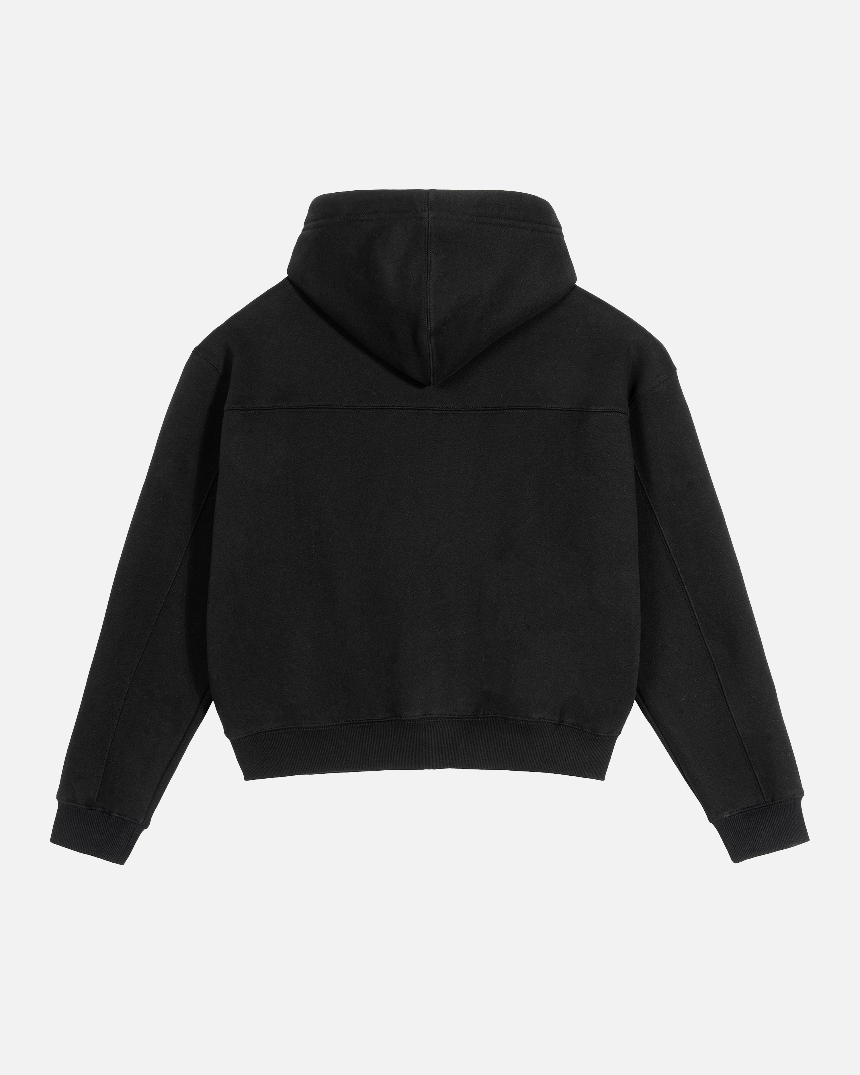 Delancey Cropped Zip Boxy Hoodie