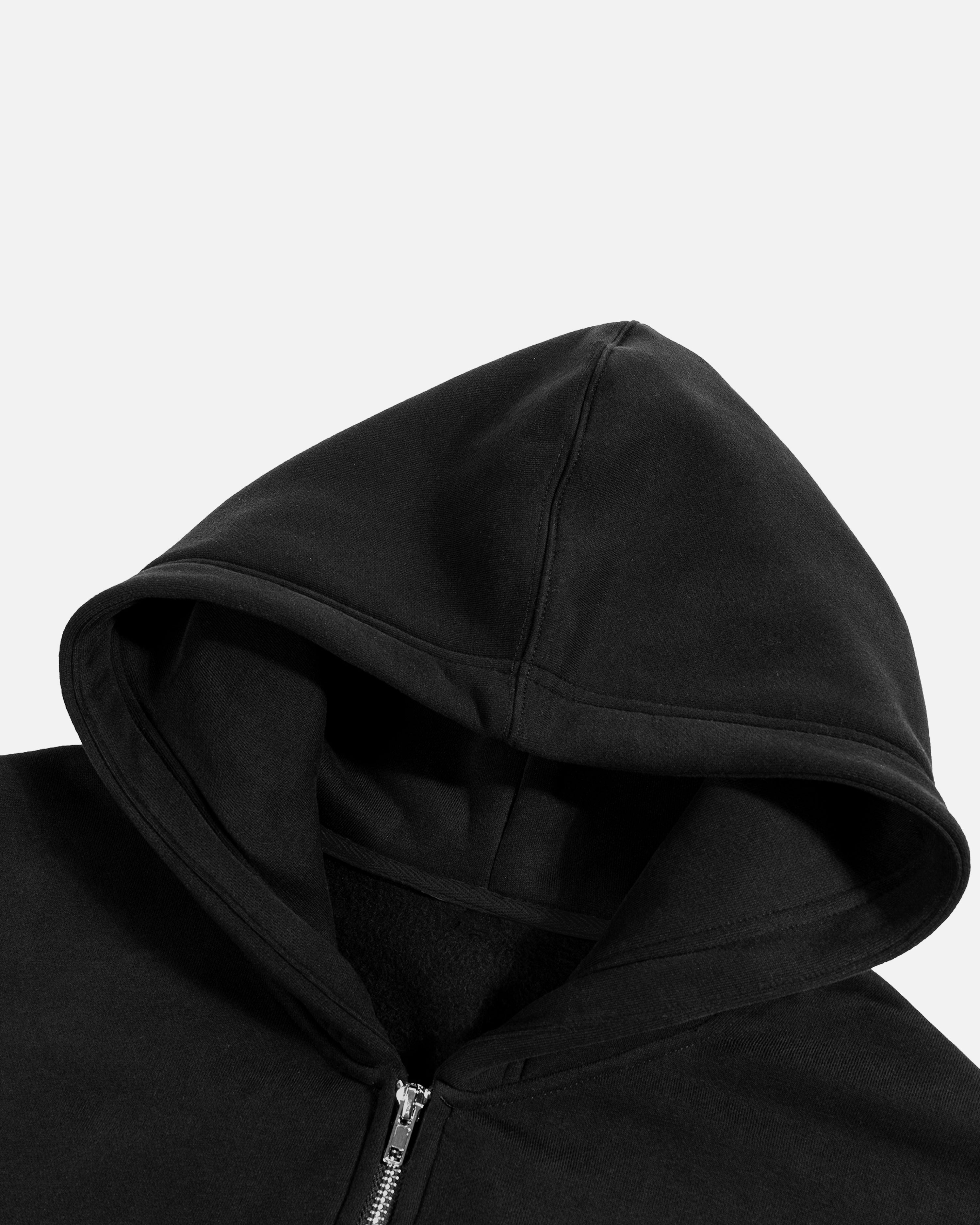 Delancey Cropped Zip Boxy Hoodie