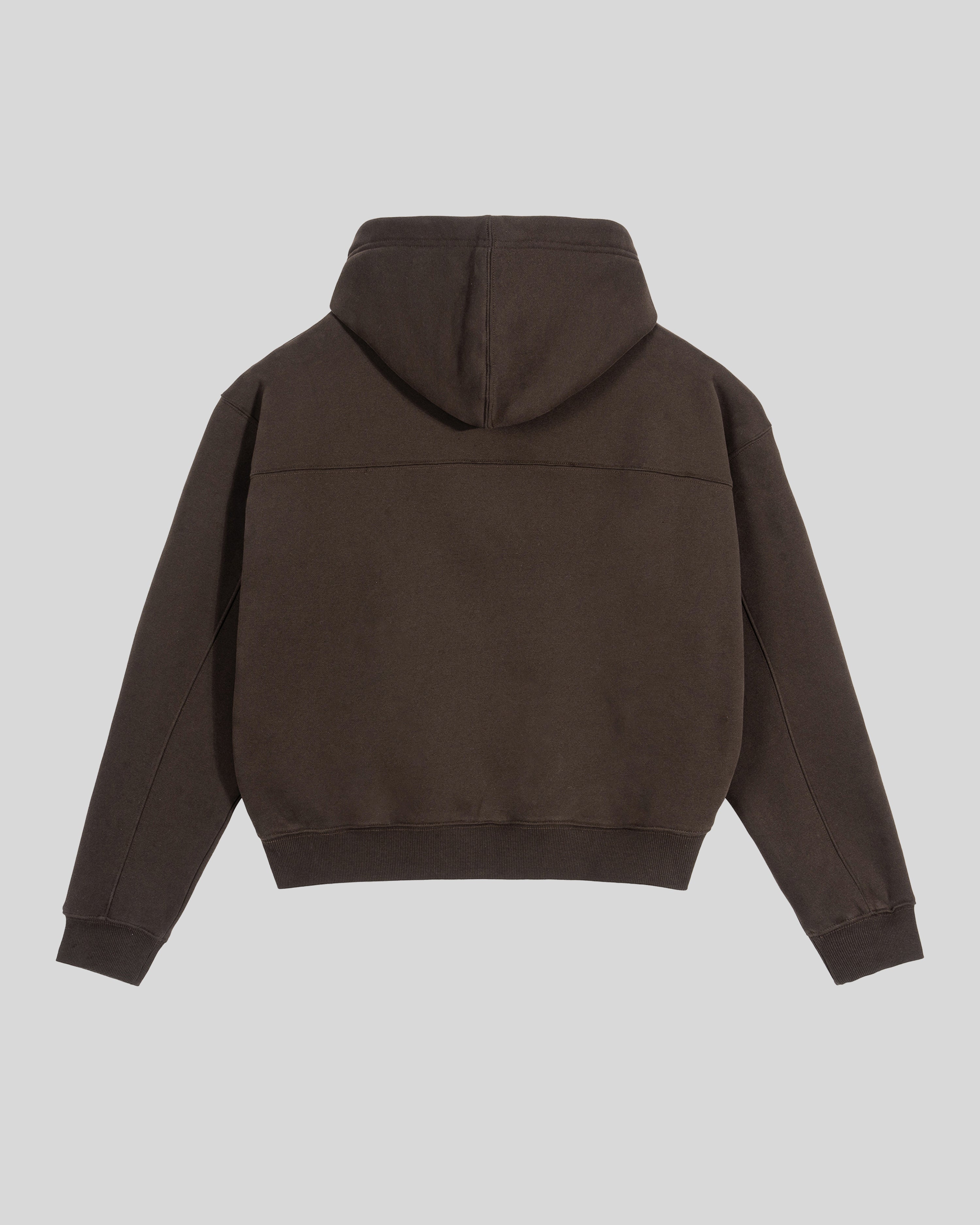 Core Collection Cropped Zip Boxy Hoodie