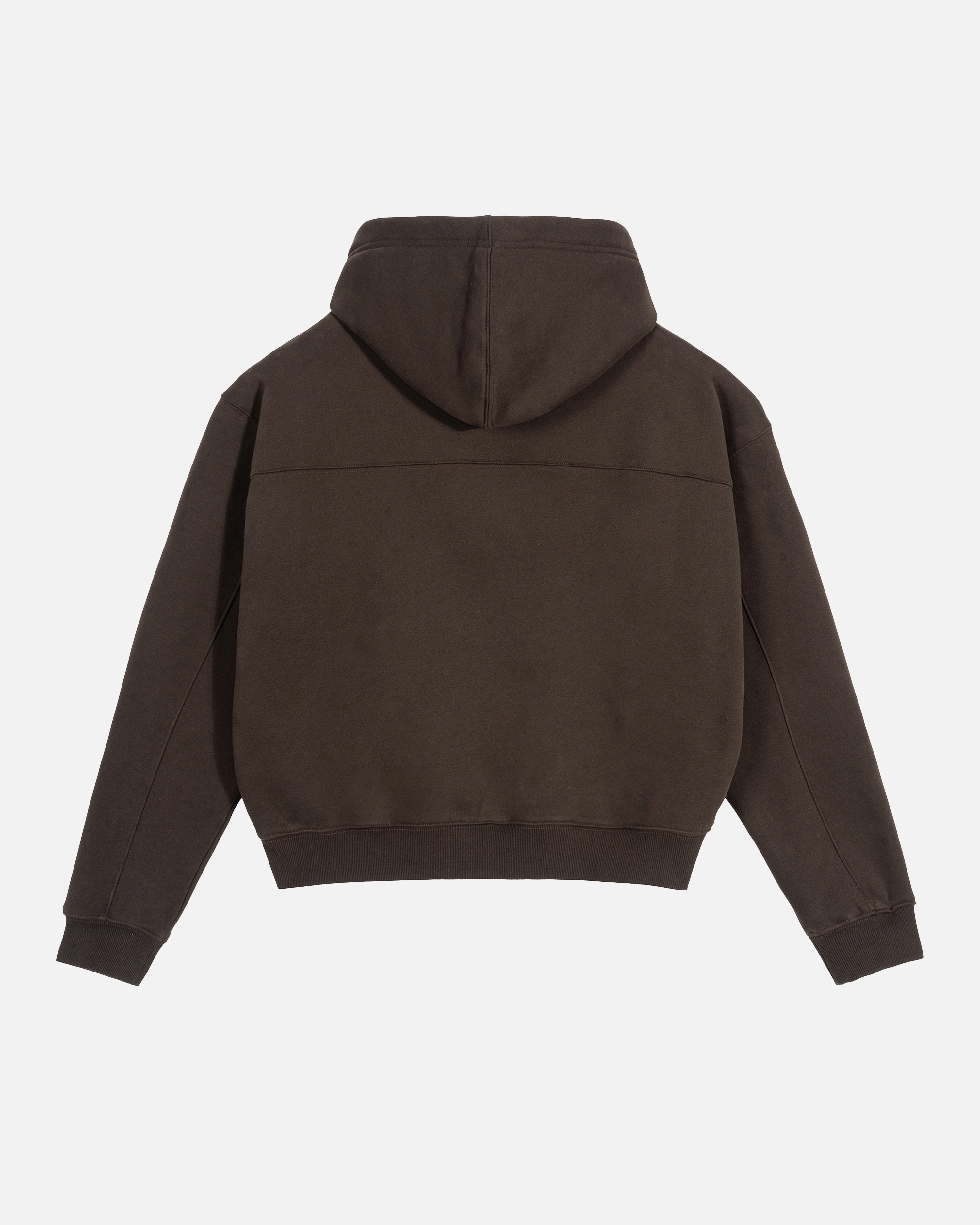 Delancey Cropped Zip Boxy Hoodie