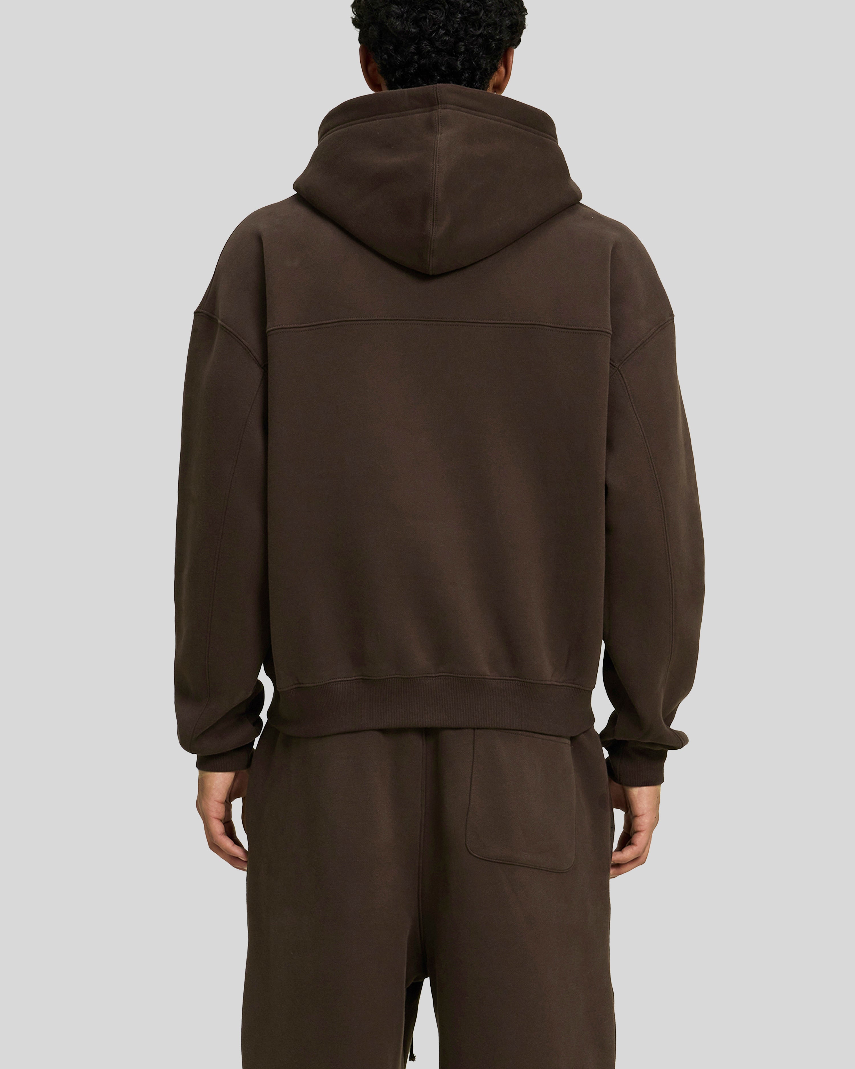 Core Collection Cropped Zip Boxy Hoodie