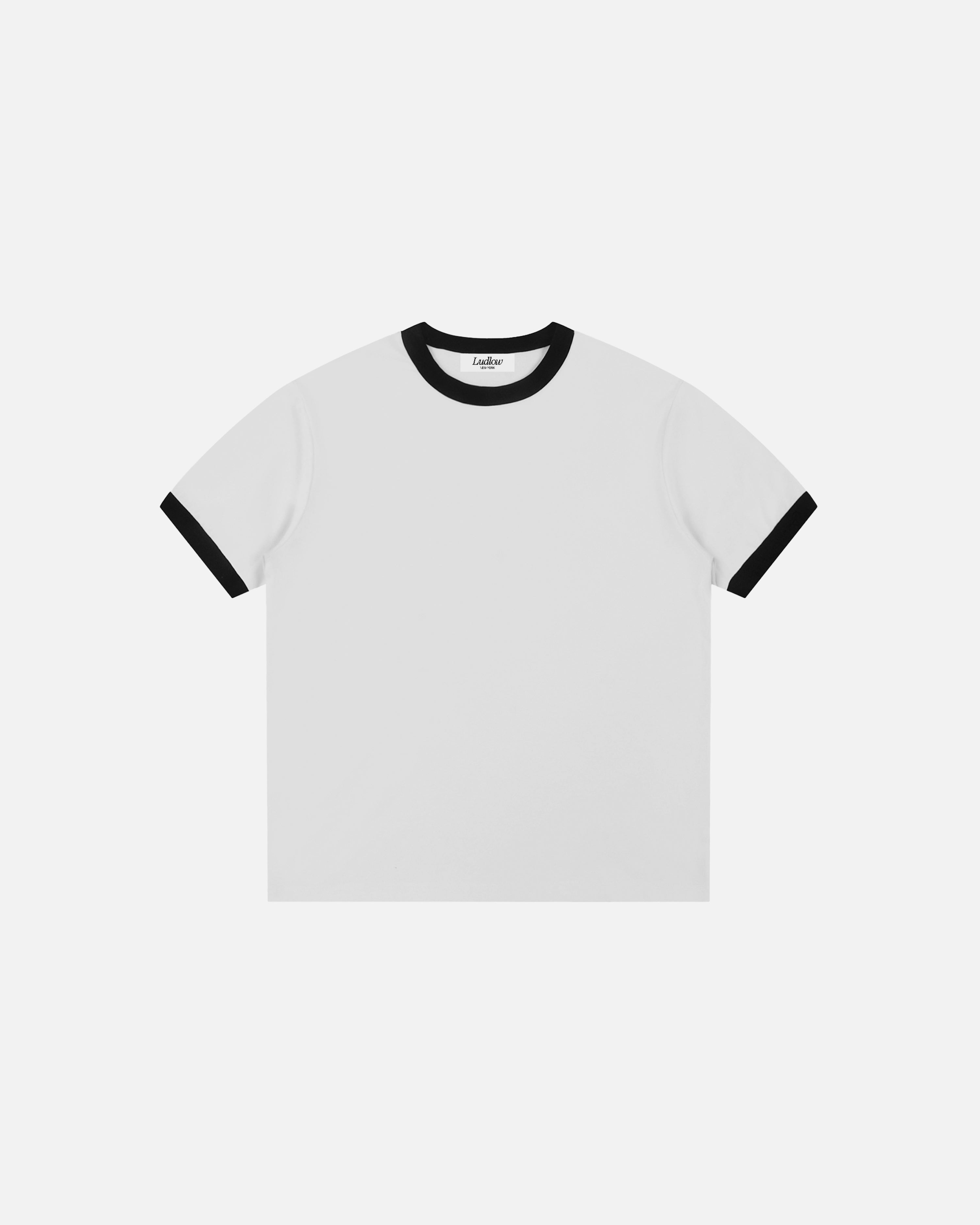 Crosby Contrast Edge Ribbed T-Shirt