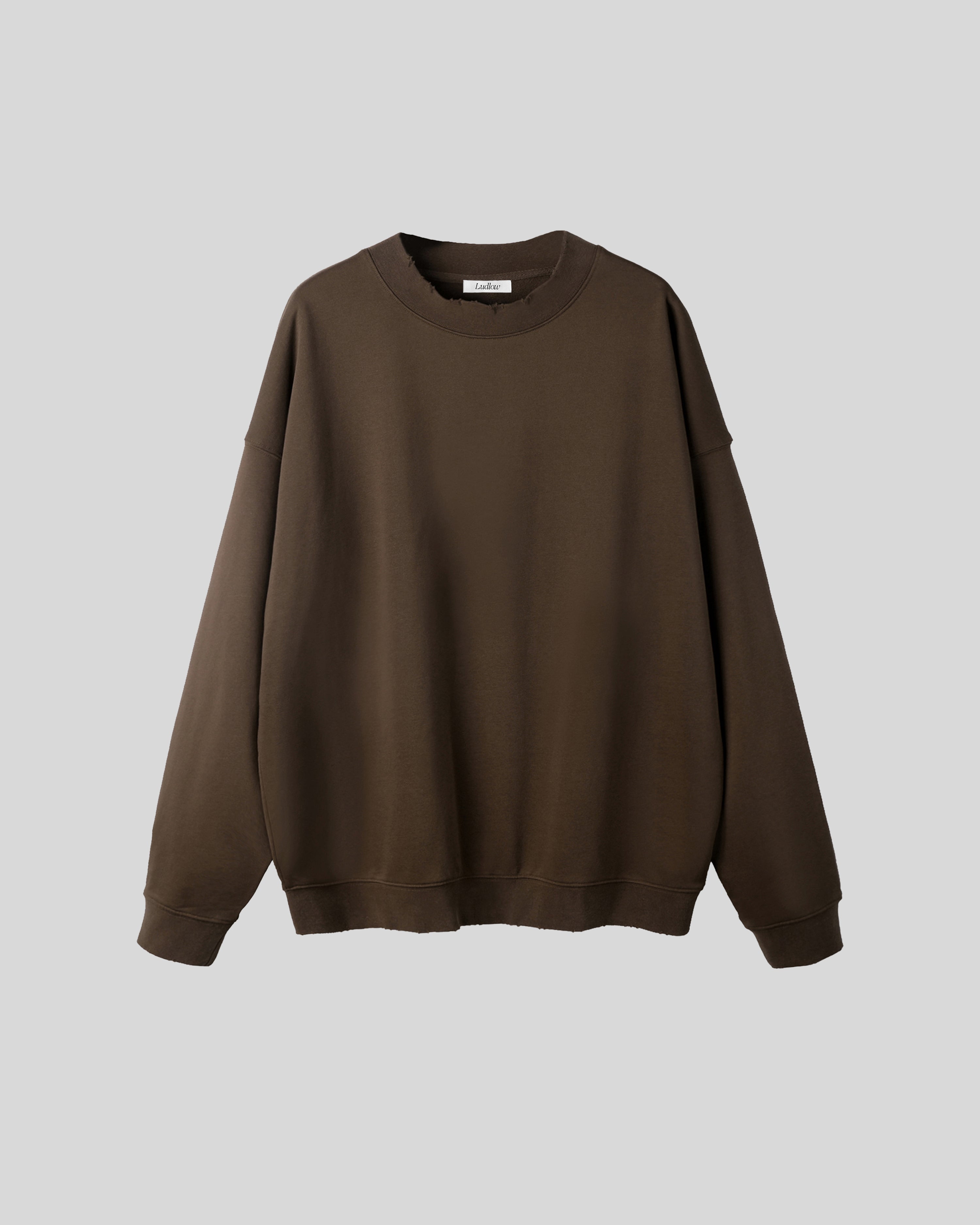Hudson Mist Drop Shoulder Crewneck Sweatshirt