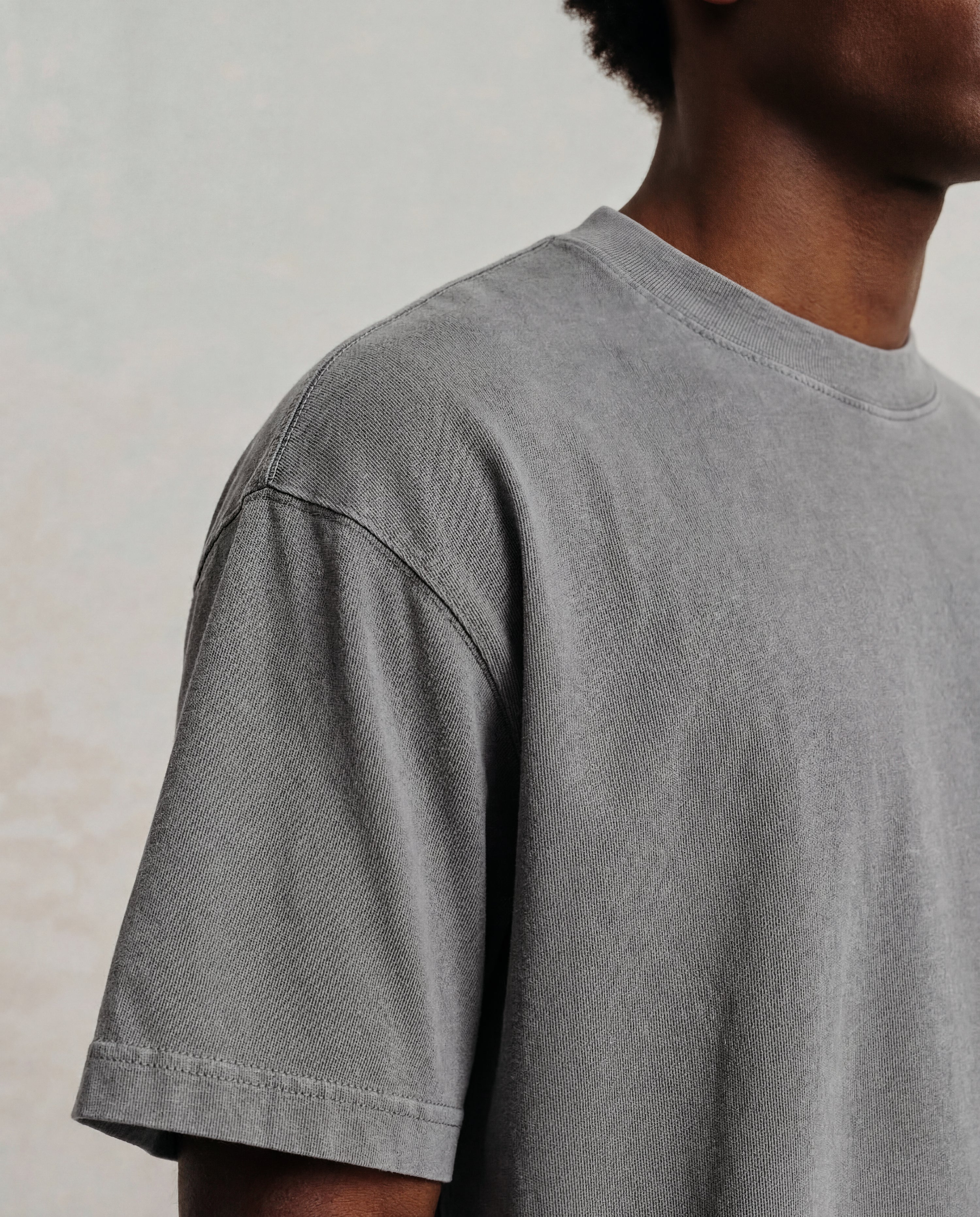 Hudson Mist Vintage Heavyweight Drop Shoulder T-Shirt