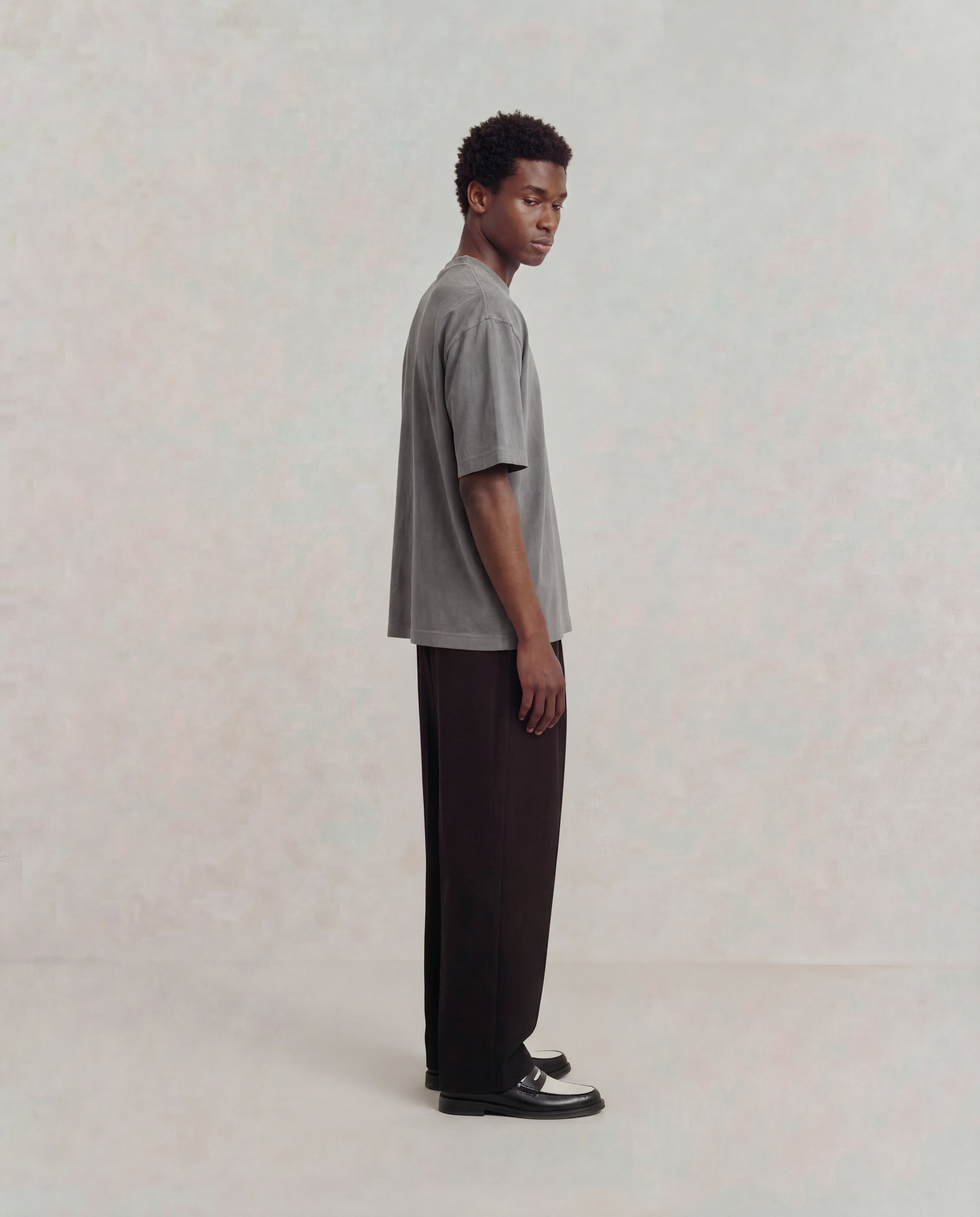 Hudson Mist Vintage Heavyweight Drop Shoulder T-Shirt