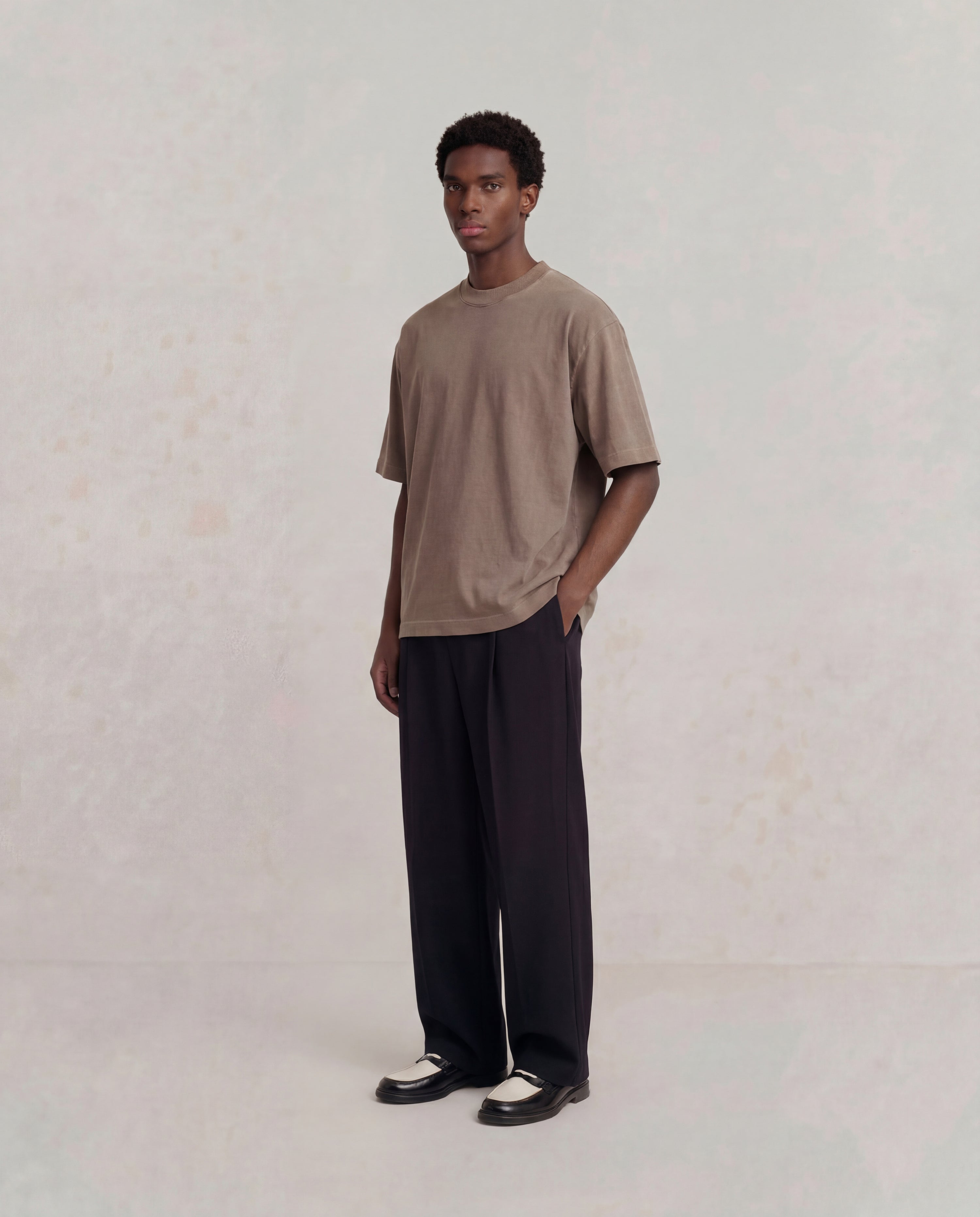 Hudson Mist Vintage Heavyweight Drop Shoulder T-Shirt