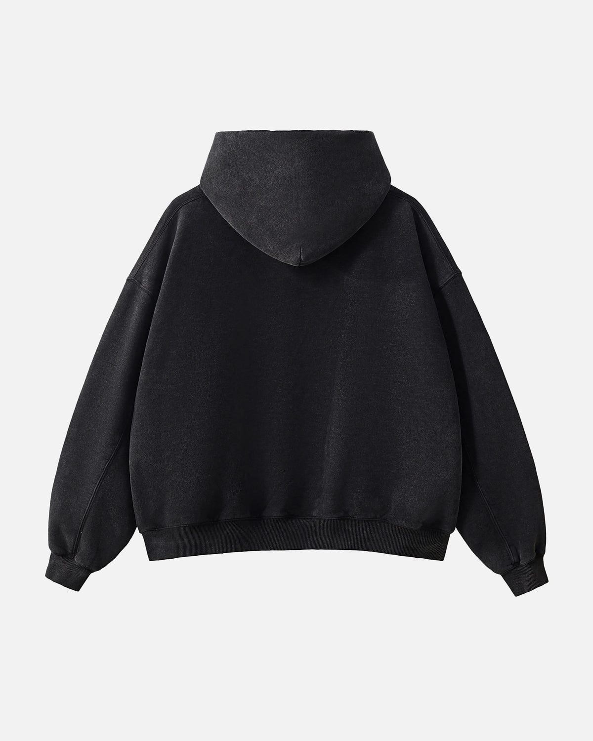 Hudson Mist Frayed Vintage Wash Hoodie