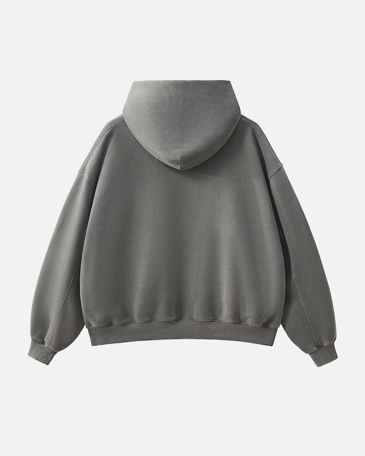 Hudson Mist Frayed Vintage Wash Hoodie