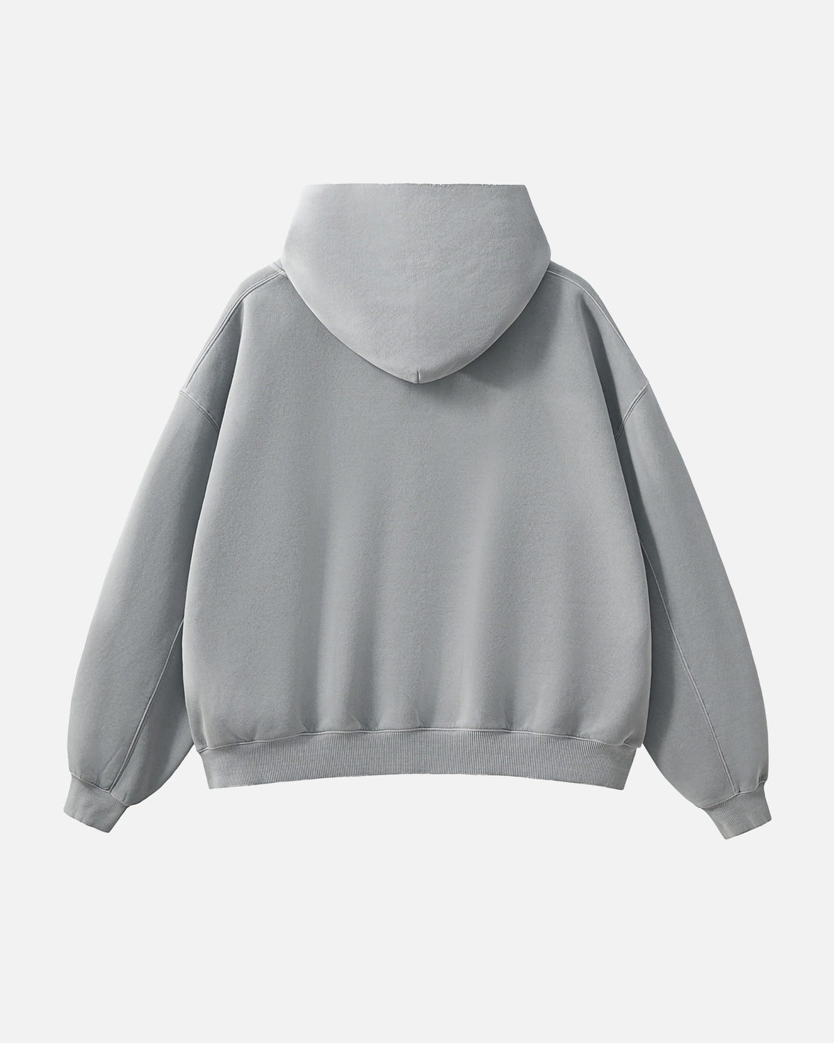 Hudson Mist Frayed Vintage Wash Hoodie