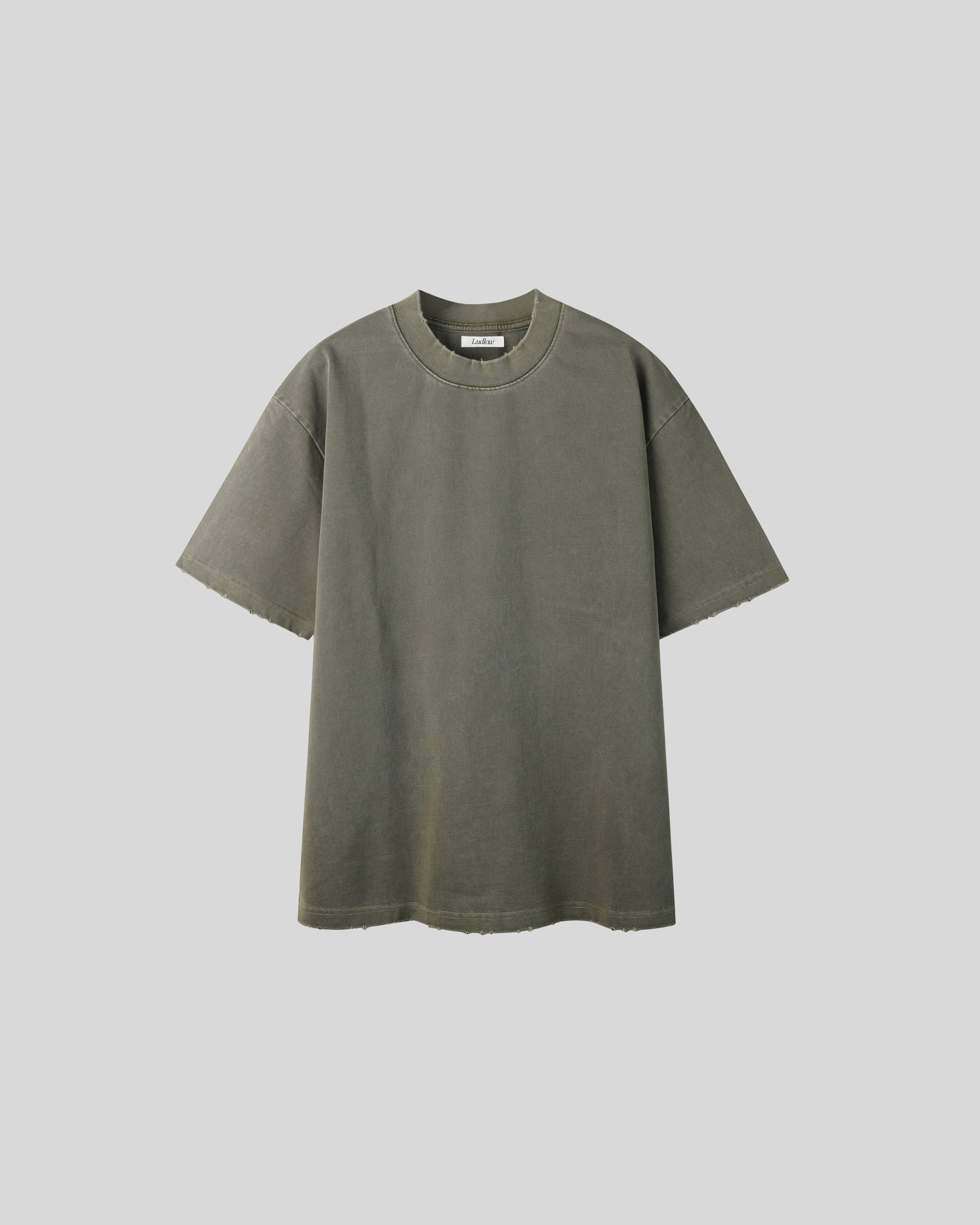 Hudson Heavyweight Vintage Frayed T-Shirt