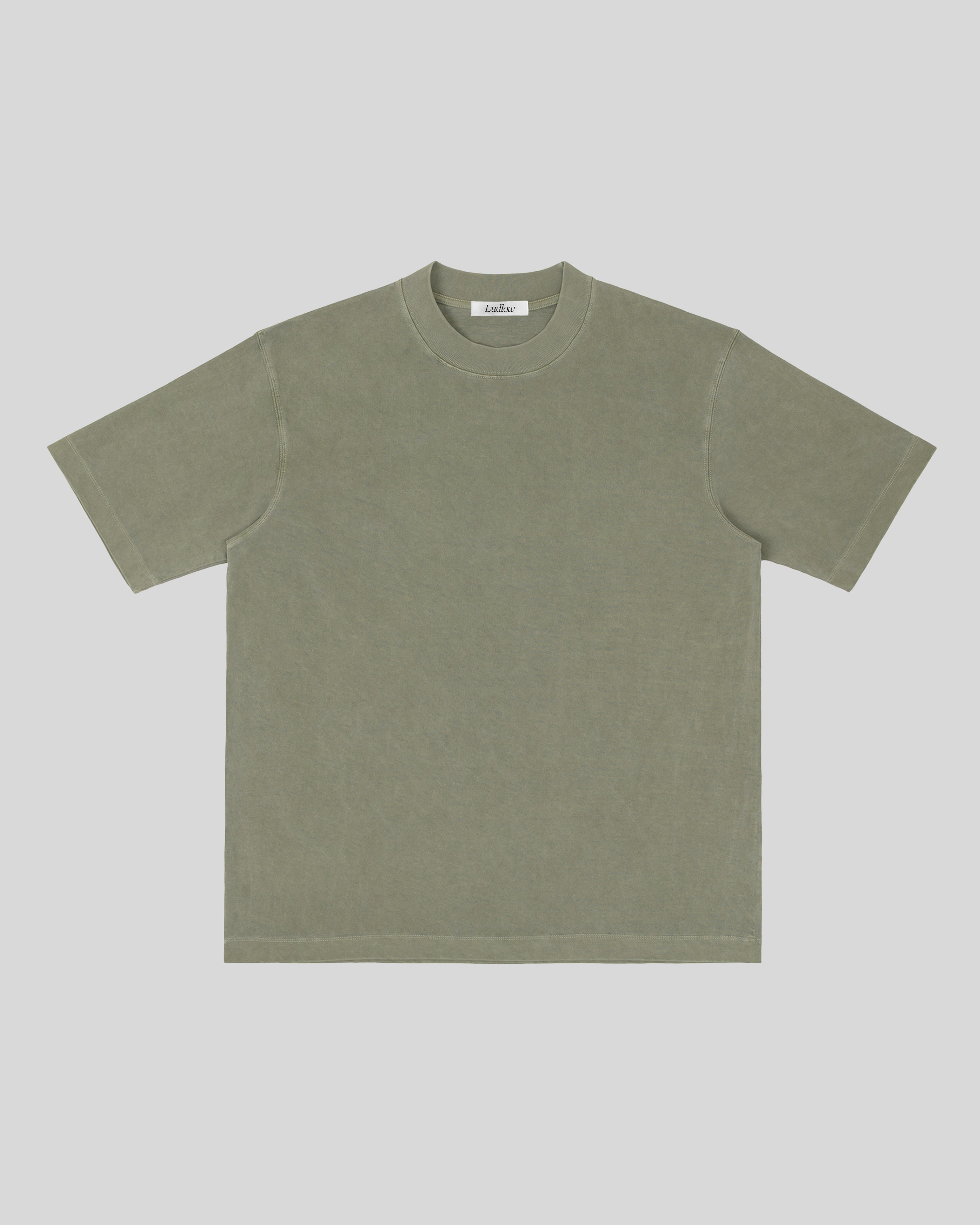 Hudson Mist Vintage Heavyweight Drop Shoulder T-Shirt