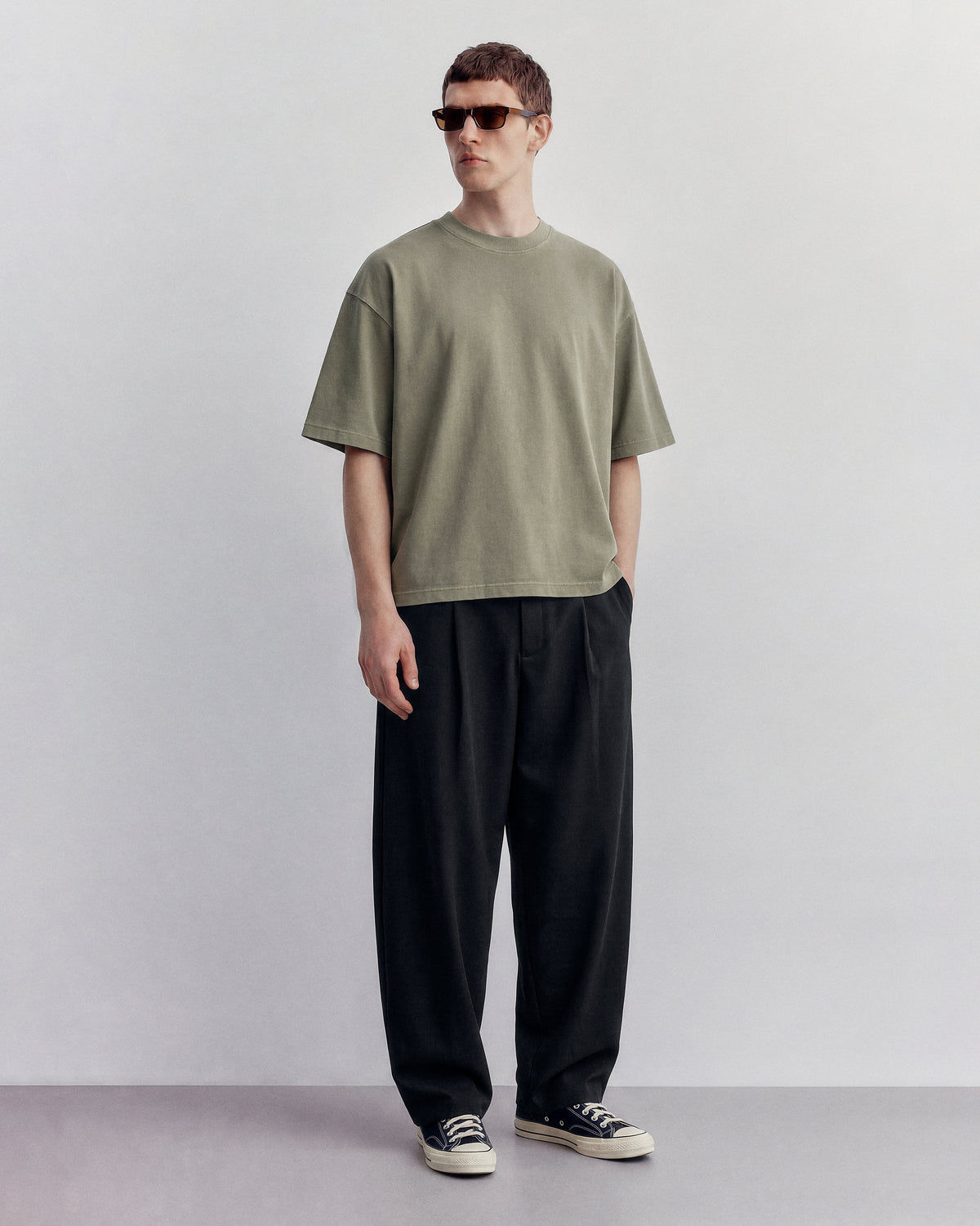Hudson Mist Vintage Washed Boxy T-Shirt