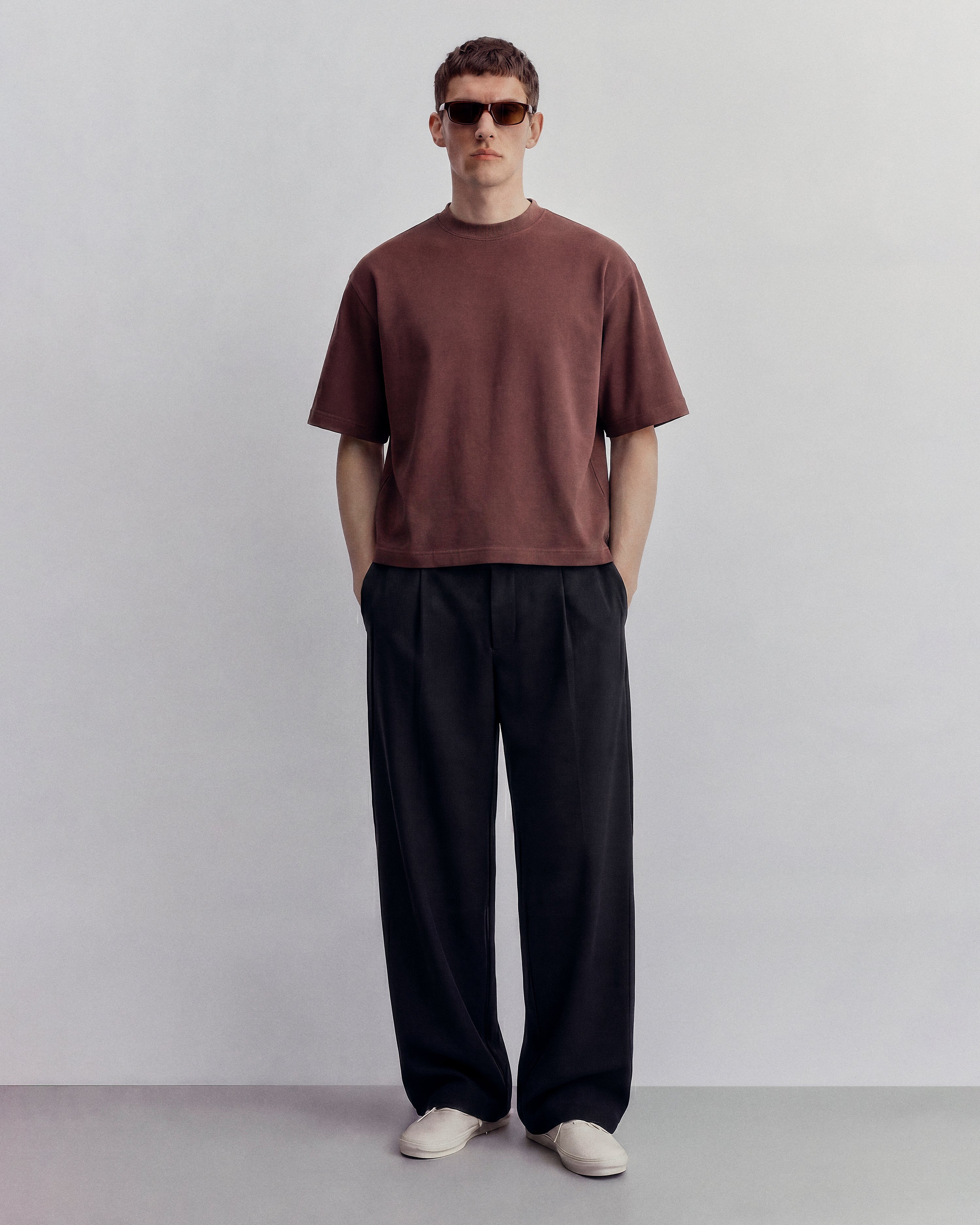 Hudson Mist Vintage Washed Boxy T-Shirt