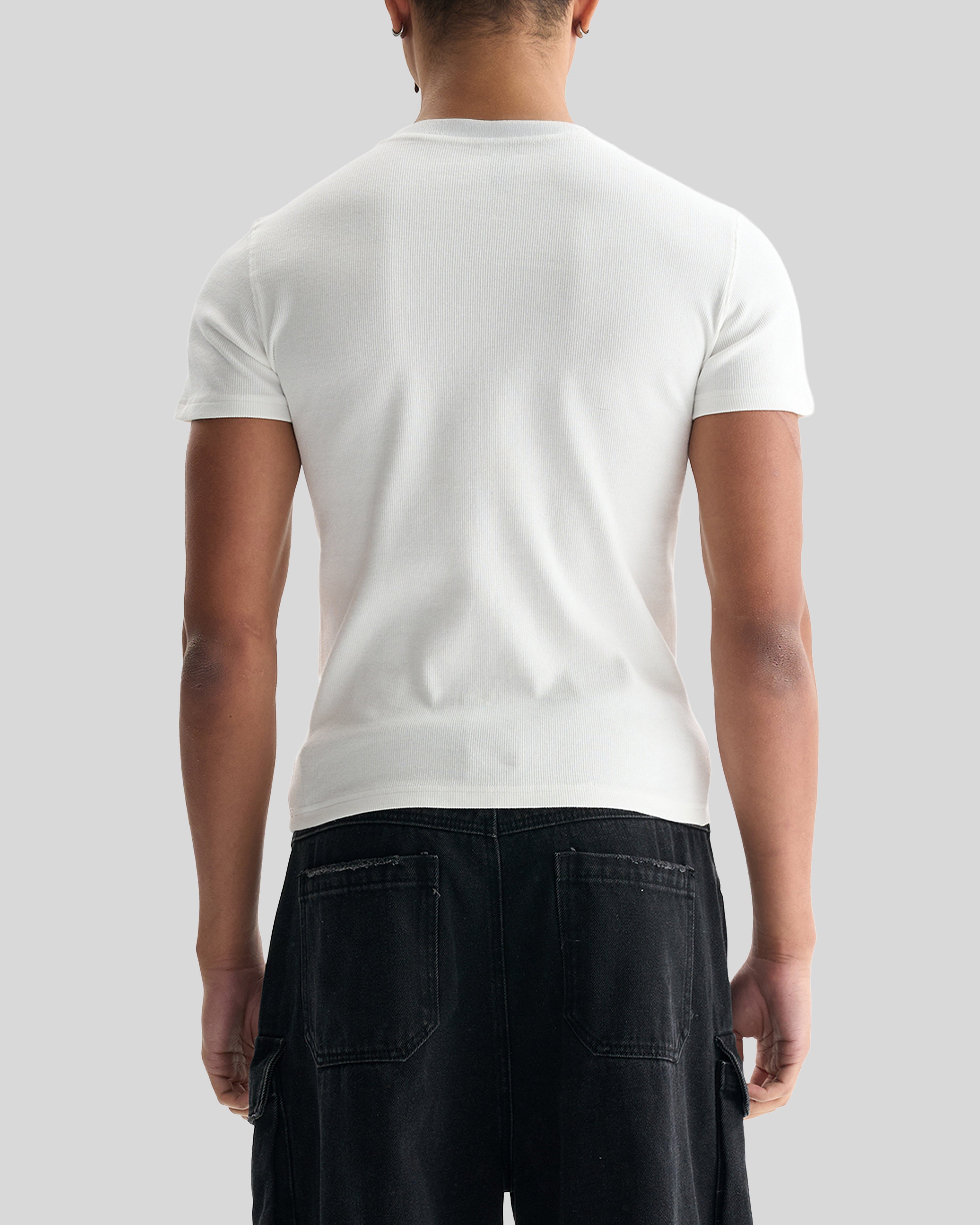 Core Men's Tight Ribbed Crop T-Shirt